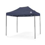 All Seasons Gazebos 3x2m Heavy Duty Fully Waterproof Pop up Gazebo With Accessory Pack - Navy Blue