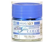 Mr. Hobby Aqueuse Gundam Couleur Freedom Bleu Semi-Brillant (10ml) HUG107 Modèle