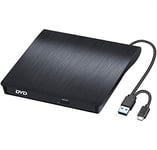 BEVA External CD DVD Drive Type-C USB 3.0 Portable CD/Dvd +/-Rw Drive Slim DV...