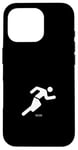 Coque pour iPhone 16 Pro Équipement officiel Runner Icon Designer Graphic