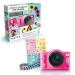 Canal Toys Appareil Photo Numérique Enfant Double Objectif - Mini Caméra Compact Rose avec Mode Selfie pour 8+ Ans - 32 MégaPixels, Écran LCD, 20 Cadres et 5 Filtres, Carte SD 4Go Incluse