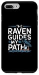 Coque pour iPhone 7 Plus/8 Plus Illustration viking nordique The Raven Guides My Path