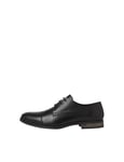 JACK & JONES Raymond Leather Shoe Mens Derby Shoes Anthracite 8 (42)