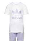 Short Tee Set Purple Adidas Originals