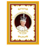 The Leonardo Collection LP18252 Aimant commémoratif avec Inscription « His Majesty King Charles III » Multicolore