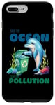 Coque pour iPhone 7 Plus/8 Plus Save The Ocean Garbage Fish Plage en plastique