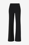 Aim'n - Byxor Ease Ribbed Wide Pants - Svart