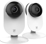 YI Pro 2K Indoor Camera, 2.4GHz WiFi IP Cameras House Security, Night Vision, SD