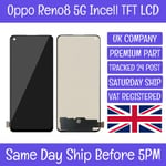 Oppo Reno8 5G CPH2359 Replacement Incell TFT LCD Screen Display Touch Digitizer