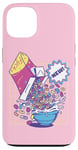 Coque pour iPhone 13 Fresh Out of Fucks Céréales Drôle Ironique Sarcastique Rétro Comic