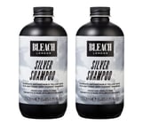 Bleach London Silver Shampoo 250ml - 2 PACK