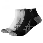 Asics 130888 Chaussettes Blanc FR : L (Taille Fabricant : L)