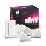 Philips Hue - Starterkit 3xGU10 & Bridge - White & Color Ambiance - E