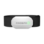 COOSPO Heart Rate Monitor Chest Strap,Bluetooth ANT+ Chest HRM for Running Cycling Gym Fitness, Heart Rate Monitors IP67 Waterproof Compatible with Strava Zwift Wahoo Garmin Polar Peloton App