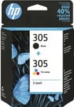 HP Original 305 Black & Colour Ink Cartridge Combo Pack For ENVY 6020e Printer