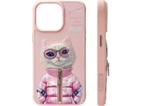 Nimmy Apple Iphone 15 Pro Max 6,7" Fodral För Telefon Rosa Cool&Amp Cute 2.0 Cat