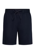 Cotton Linen Short Bottoms Shorts Casual Navy Lyle & Scott