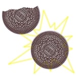 Oreo Cookie Bitten & Restored Funny Magic Trick (Brown)