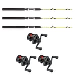 Daiwa PR100L/Fladen Ice Pike0cm Combo Vänster 3-Pack