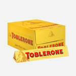 Toblerone Milk Chocolate Bars with Honey and Almond Nougat Swiss Box of 24 x 35g