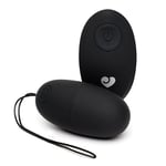 Lovehoney Secret Agent Remote Control Vibrator for G-Spot - Vibrating Love Egg Sex Toy for Women and Couples - 10 Vibration Modes - Rechargeable Wearable Adult Sex Toy for Couples - Black