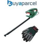 Bosch EasyCut 45-16 Electric Hedge Cutter Garden Trimmer 45cm Blade + Gloves 