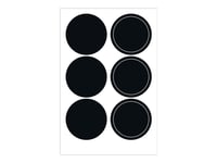 Herma Home Feeling Blackboard Stickers - Dekorationsbindemedel - Cirkel - 2 Ark - Permanent - Papper