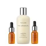 TAN-LUXE THE FACE Gouttes autobronzantes, légères/moyennes (10 ml) + Tan Luxe THE GRADUAL Lotion autobronzante, (250 ml) + TAN-LUXE THE BODY Gouttes autobronzantes, légères/moyennes (15 ml)