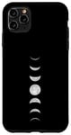 Coque pour iPhone 11 Pro Max Phases de lune Nouveau croissant d'astronomie complète Mème ciel nocturne