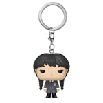 Funko Pop! Keychain: Wednesday Addams - Wednesday Addams Novelty Keyring - Collectable Mini Figure - Stocking Filler - Gift Idea - Official Merchandise - TV Fans - Backpack Decor