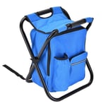 DFSMG Chaise De Pêche en Plein Air Sac De Table Pliante Tabouret De Camping Portable Sac À Dos Portable avec Sac De Pique-Nique Isolé De Refroidisseur Randonnée (Color : Stool Bag)