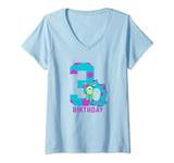 Disney Pixar Monsters Inc. Mike and Sully 3rd Birthday V-Neck T-Shirt