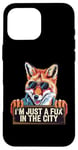 Coque pour iPhone 16 Pro Max I'm Just a Fox in the City Design Cool Urban Design