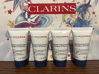 New Sealed Clarins Men Shampoo&Shower 120ml (4x30ml)