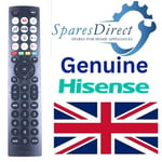 Genuine Original TV Remote Control Hisense 75E7KQTUK Smart Voice 4K HDR QLED