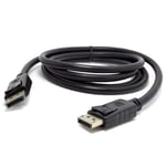 Câble Displayport 1.4 8k 4k Full HD Audio-Vidéo Gaming Carte Vidéo Monitor PC_