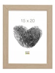 Deknudt Frames S45RJ1 Cadre Photo Bloc Bois Chêne Naturel 15 x 20 cm