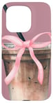 Coque pour iPhone 15 Pro Amateur de café glacé rose esthétique Y2K Coquette