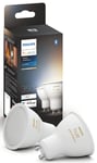 Philips Hue Ambiance LED-lampa 4,3 W GU10 2-pack, Bluetooth