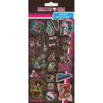 Monster High Logo Stickers En Storlek Svart/Flerfärgad Black/Multicoloured One Size