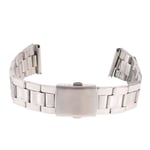 Klockarmband rostfri länk silver - Flera storlekar 20 mm