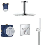 GROHE Grohtherm SmartControl Thermostatic Ceiling Shower - Installation Set