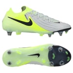 Nike Phantom Gx Ii Elite Sg-pro Player Edition Mad Voltage - Silver/svart/neon - Soft Ground (Sg), storlek 38