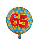 ballons en aluminium Happy 65 ans