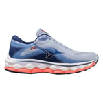 Mizuno Wave Sky 7 Dame Str. 39 - Blå Støtdempende Løpesko for Hverdagsløping