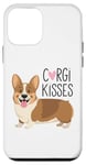 Coque pour iPhone 12 mini Corgi Kisses Puppy Dog Lover Dog Lover Puppy Dog Mom Fur Mama