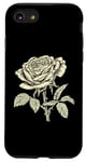 Coque pour iPhone SE (2020) / 7 / 8 Vintage Botanique Rose Fleur Fille Mignon Floral Plant Mom