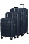 American Tourister Skymax - Luggage Set (3 Pieces) - Blue (Midnight Blue)