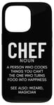 Coque pour iPhone 13 Pro Définition du chef Funny Cook Cooking Chefs