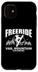 Coque pour iPhone 11 Snowboard Freeride Vail Mountain Colorado